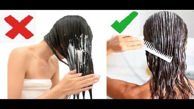 Conditioner On Your Scalp